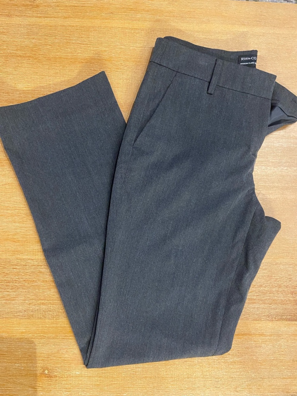 RW&CO. Herringbone modern flare signature Fit trousers
